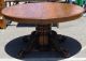 Fabulous Talon Footed (ball And Claw) Round Oak Table From 1890 ' S 1800-1899 photo 6
