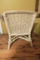 Rare & Unique Vintage Off White Child ' S Kids Wicker Chair Doll Very Well Made Post-1950 photo 3