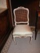 19th C.  Louis Xv Style Painted Side Chair W/ Scalamandre Silk Stripe Fabric 1800-1899 photo 10
