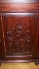 Antique Mahogany Wood Unit /mirror,  Draw & Cabinet (1940 ' S) Other photo 1