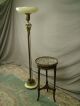 Antique Petite French Louis Xvi Marble Top Ormulu Bronze 3 Leg Occassional Table 1800-1899 photo 9