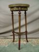 Antique Petite French Louis Xvi Marble Top Ormulu Bronze 3 Leg Occassional Table 1800-1899 photo 1