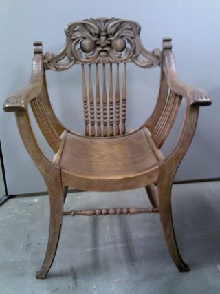 Antique Northwind Face Barrel Chair photo