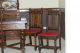 Antique Solid Oak Jacobean Barley Twist Refactory/dining Table/6 Chairs Pre 1879 1800-1899 photo 5