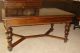 Antique Solid Oak Jacobean Barley Twist Refactory/dining Table/6 Chairs Pre 1879 1800-1899 photo 6