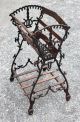 Rare Antique 1874 Cast Iron Sheet - Music Holder Floor Stand W/ Wheels Other photo 1