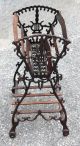 Rare Antique 1874 Cast Iron Sheet - Music Holder Floor Stand W/ Wheels Other photo 2