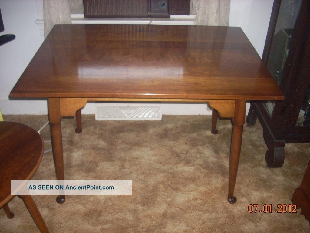 Vintage Lepold Stickley Cherry Valley Table Post-1950 photo