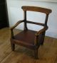 Antique Child ' S Chair,  Hand Made,  Folk Art Primitive,  Red Board Paint 1800-1899 photo 1