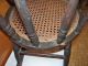 Antique 1800 ' S Child ' S Rocking Chair With Cane Seating & Painted Decoration 1800-1899 photo 5