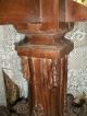 Beautifully Hand Carved Solid Oak Large Table Base From Italy,  1900 ' S Or Earlier Unknown photo 4