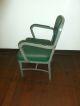 Vintage Steel Chair Industrial Machine Age Furniture Antique Mid Century Metal 1900-1950 photo 5