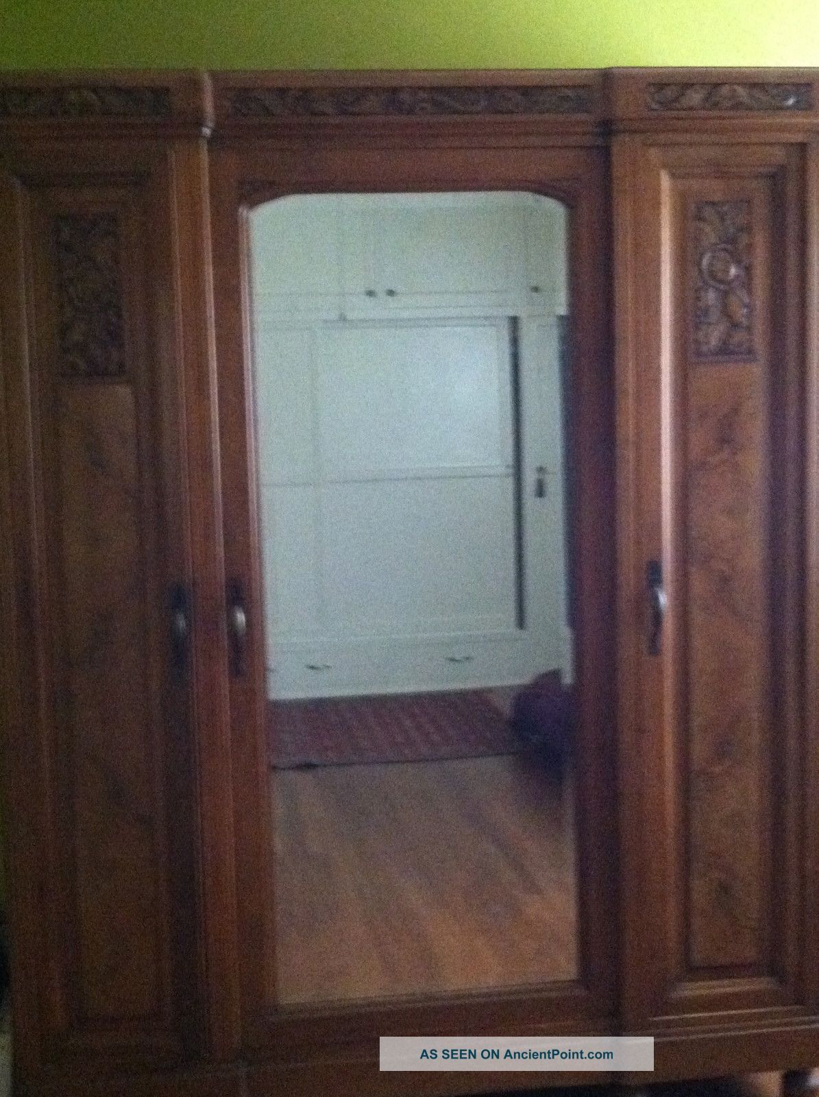 This Antique Armoire Has Lots Of Storage - Great For Extra Closet Space 1800-1899 photo