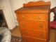 Charming Antique 1930 ' S Oak Four Drawer Dresser Chest 1900-1950 photo 5
