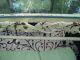 Antique/vintage Wrought Iron Dining/garden/patio 5ft Long Glass Top Michigan Post-1950 photo 7