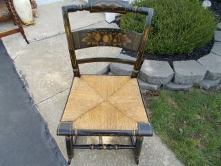 Hitchcock Rocker With Rush Seat - - - Local Pickup photo