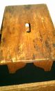 Antique Wooden Handmade Milking Stool,  Primitive,  Very Old & Charming :) Post-1950 photo 2