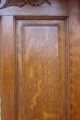 Antique Carved Quartersawn Oak Eastlake Sideboard Cabinet Cupboard Victorian 1800-1899 photo 11