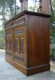 Antique Carved Quartersawn Oak Eastlake Sideboard Cabinet Cupboard Victorian 1800-1899 photo 7