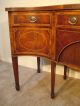 Antique Baker Furniture Company Inlaid Mahogany 8 - Leg Hepplewhite Sideboard Post-1950 photo 8