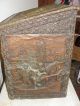 Antique 19th Century Copper Chest Fire Box French Influence Christmas 1800-1899 photo 9