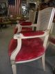 Pair Vintage French Provincial Arm Chairs 1900-1950 photo 1