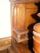 Antique Carved Solid Oak French Renaissance Butler ' S Sideboard Buffet Plate Rack 1800-1899 photo 8