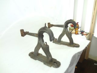 Industrial Cast Iron Legs For Coffee Table Desk Metal Vintage Antique Chair Wow photo