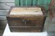 Antique Primitive Minature Saleman Sample Steamer Trunk Primitives photo 4