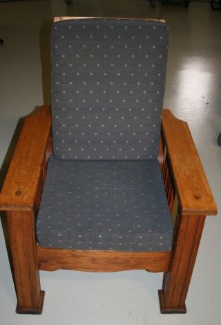 Vintage Morris Chair,  Wood photo