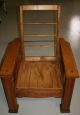 Vintage Morris Chair,  Wood 1900-1950 photo 2