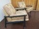 Pair Of Asian Lacquer Arm Chairs Post Modern Or Hollywood Regency Post-1950 photo 4