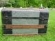 Antique Trunk Rounded Top,  Hidden Storage Inside,  Wood & Tin Outside Unknown photo 3