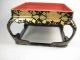 Japanese Vintage Buddhist Offering Wooden Lacquer Gold Altar Table Set 1800-1899 photo 3
