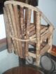 Small Home Made Wood Chair Made From Limbsm For Doll Or Just Looks Solid Unknown photo 5