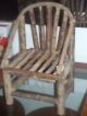 Small Home Made Wood Chair Made From Limbsm For Doll Or Just Looks Solid Unknown photo 7