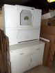 Vintage Marsh Hoosier Kitchen Cabinet With Flour Bin And Roll Top 1900-1950 photo 1