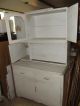 Vintage Marsh Hoosier Kitchen Cabinet With Flour Bin And Roll Top 1900-1950 photo 3