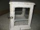 Antique Shabby Medical Sterilizer Barber Painted Display Cabinet 1900-1950 photo 1