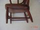 Antique Oak Spindled Back Mission Arts Craft Child Child ' S Doll House Chair 1900-1950 photo 5