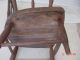 Antique Oak Spindled Back Mission Arts Craft Child Child ' S Doll House Chair 1900-1950 photo 7