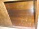 Vintage Mid Century Modern Art Deco Record Cabinet Wood Sliding Glass Doors Unknown photo 3