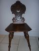19th Century Carved Oak Green Man Carving Hall Chair 1800-1899 photo 3