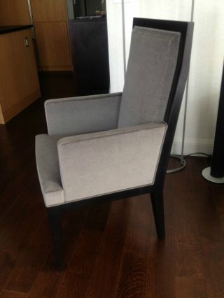 Holly Hunt City Dining Arm Chairs (2 Head Chairs)) photo