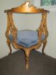 Lovely Antique Louis Xv Style Corner Arm Chair - Recovered Seat - Provenance Label Unknown photo 6