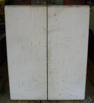 Vintage Retro 1940s 1950s American Metal Kitchen Wall Cabinet (x) photo