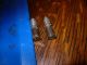 Antique Barrister Bookcase Door Pair Swing Bolts Part 1900-1950 photo 1