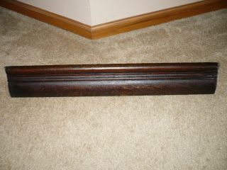 Antique Gunn Barrister Bookcase Base Mahogany Front Board Part photo