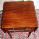 Antique Mahogany Drop Leaf End/ Side Table With 2 Drawers 1900-1950 photo 1