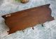 French Antique Carved Oak Panel Coat Rack Hooks Wall Shelf Kitchen Linen Copper Other photo 4